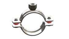 STAINLESS STEEL (304) PIPE CLAMP WITHOUT RUBBER 