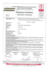 Calibration Certificate (TÜV)
