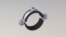 HEAVY DUTY PIPE CLAMP WITH MUFF