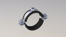 HEAVY DUTY PIPE CLAMP WITH NUT